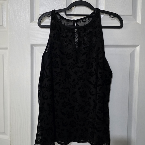 BCX Black Sleeveless Tank Blouse - Picture 1 of 9